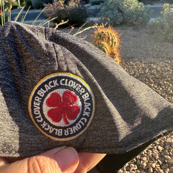 black clover live lucky arizona flag hat l xl memoryfit flexfit rolly rule gray - Picture 4 of 14